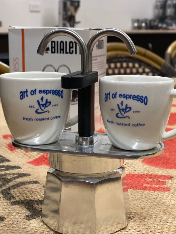 BIALETTI Mini Express Stove Top Espresso Maker 2-cup Moka Pot